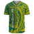 (Custom) Saineha High School Baseball Shirt - Wing Style Unisex Green - Polynesian Pride