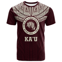 Hawaii Kau High & Pahala Elementary School Pride T Shirt LT12 Unisex Red - Polynesian Pride