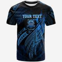 Tuvalu Polynesian Custom T Shirt Legend Blue Version Unisex Blue - Polynesian Pride