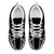 New Zealand Silver Fern Sneakers, Maori Koru Tattoo Black LT4 - Polynesian Pride