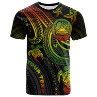 American Samoa Custom T Shirt Reggae Turtle Unisex Art - Polynesian Pride