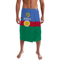 Vanuatu Shefa Province Lavalava Flag Style LT12 Lavalava Blue - Polynesian Pride