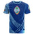 Guam T Shirt Polynesian Patterns Sport Style Unisex Blue - Polynesian Pride