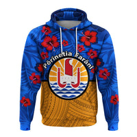 French Polynesia Hibiscus Flowers Hoodie LT20 Unisex Green - Polynesian Pride