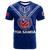Custom Toa Samoa Rugby T Shirt Samoan Warrior Pride LT12 Blue - Polynesian Pride