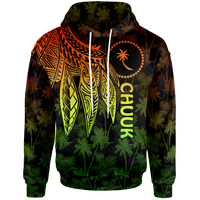 Chuuk Hoodie Polynesian Wings (Reggae) Unisex Reggae - Polynesian Pride