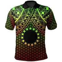 Polynesian Cook Islands Custom Polo Shirt Reggae Vintage Polynesian Patterns Unisex Reggae - Polynesian Pride