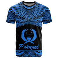 Pohnpei Polynesian T Shirt Pohnpei Pride Blue Version Unisex Blue - Polynesian Pride