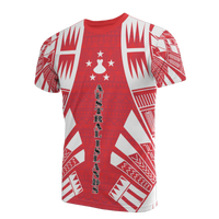 Austral Islands T Shirt Austral Islands Flag Polynesian Tattoo Red Style Unisex Red - Polynesian Pride