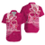 Breast Cancer Pink Ribbon Butterfly Polynesian Pink Version Hawaiian Shirt - LT12 Unisex Pink - Polynesian Pride