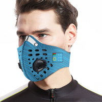 Sanma Vanuatu Sport Mask - LT12 Blue - Polynesian Pride