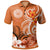 American Samoa Polo Shirt Amerika Samoa Spirit Unisex Orange - Polynesian Pride