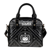 Samoa Shoulder Handbag - Samoa Seal In Polynesian Tattoo Style - Polynesian Pride