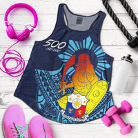 Philippines Women's Racerback Tank - King Lapu Lapu - Polynesian Pride