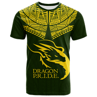 Hawaii Honokaa High & Intermediate School T Shirt LT12 Unisex Green - Polynesian Pride