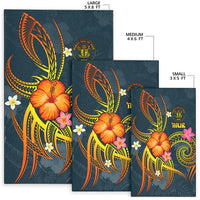 Niue Polynesian Area Rug - Legend of Niue (Blue) - Polynesian Pride