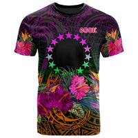 Cook Islands Polynesian T Shirt Summer Hibiscus Unisex Reggae - Polynesian Pride
