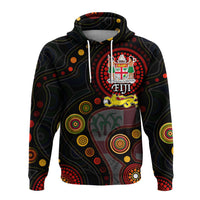 Fiji With Aboriginal Hoodie LT20 Unisex Green - Polynesian Pride