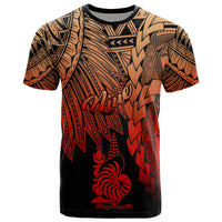 Niue Polynesian T Shirt Tribal Wave Tattoo Red Ver 2 Unisex Red - Polynesian Pride