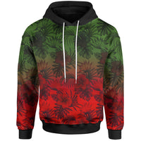 Polynesian Hoodie Red Hibiscus Patterns Unisex Red - Polynesian Pride