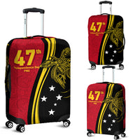 Papua New Guinea Independence Anniversary Polynesian Tribal Luggage Covers - LT12 Luggage Covers Black - Polynesian Pride