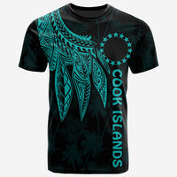 Cook Islands T Shirt Polynesian Wings (Turquoise) Unisex Turquoise - Polynesian Pride