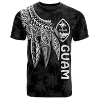 Guam T Shirt Polynesian Wings (White) Unisex Art - Polynesian Pride