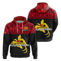Papua New Guinea Independence Day Hoodie LT12 Unisex Red - Polynesian Pride