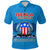 Custom American Samoa Polo Shirt Iseula o le Moana of Fagatogo Pride LT12 Unisex Blue - Polynesian Pride