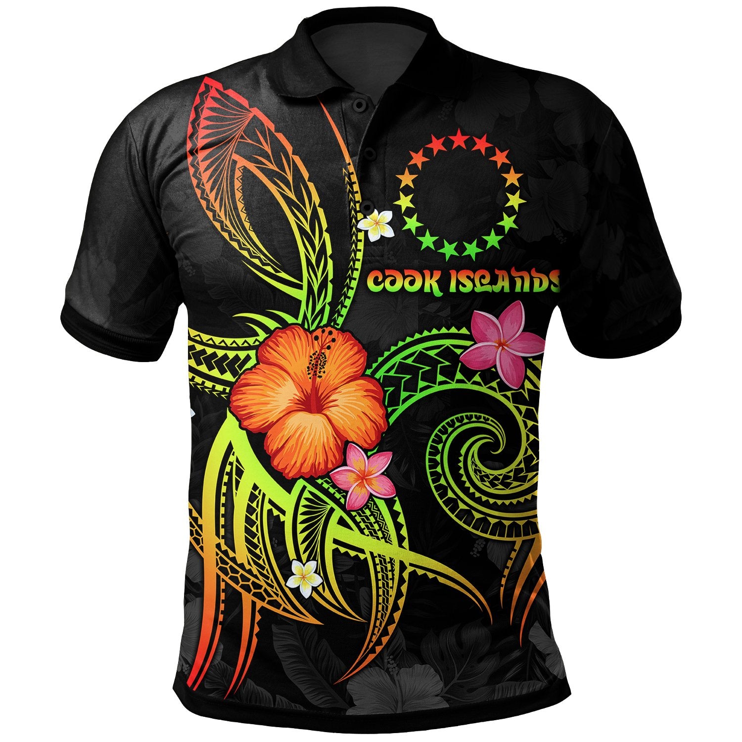 Cook Islands Polynesian Polo Shirt Legend of Cook Islands (Reggae) Unisex Reggae - Polynesian Pride