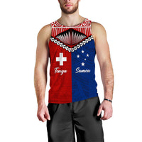 Tonga Combine Samoa Pride Men Tank Top - LT12 - Polynesian Pride