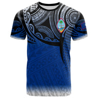 Guam Polynesian T Shirt Tattoo Pattern Unisex Blue - Polynesian Pride