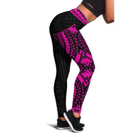Polynesian Rising 10th Leggings (Pink) A6 Pink - Polynesian Pride