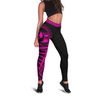 Yap Rising Leggings (Pink) A6 - Polynesian Pride
