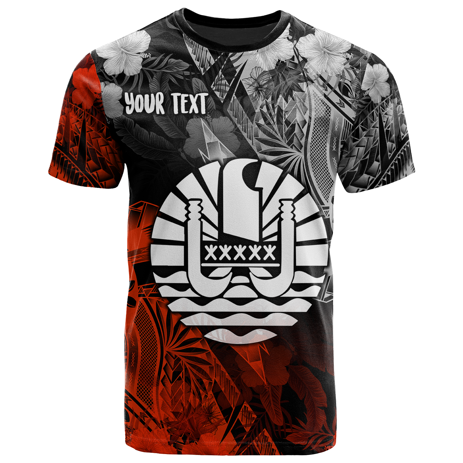 Tahiti Polynesian Custom T Shirt Vintage Polynesian Turtle Unisex Black - Polynesian Pride