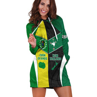Cook Islands and New Zealand Hoodie Dress Polynesian mix Maori LT13 - Polynesian Pride