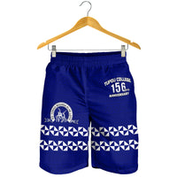 Tonga Tupou College Toloa Men Shorts 156 Years Anniversary Tongan Ngatu LT13 - Polynesian Pride