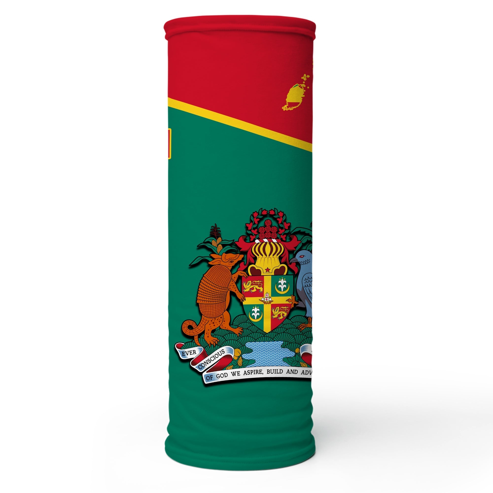 (Custom Personalised) Grenada Bandana Coat Of Arms and Map Impressive LT13 One Size Art - Polynesian Pride