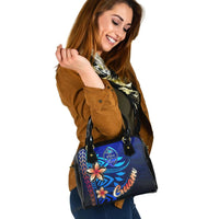 Guam Shoulder Handbag - Vintage Tribal Mountain - Polynesian Pride