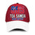 Toa Samoa Rugby Classic Cap Proud 685 Made History Red Ver.02 LT13 Classic Cap Universal Fit Red - Polynesian Pride