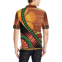 Norfolk Island All Over Print Polo Shirt Norfolk Island Coat Of Arms Sport Style - Polynesian Pride