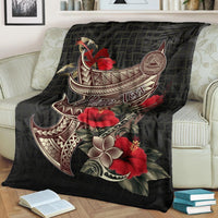 American Samoa Custom Personalised Premium Blanket - Polynesian Tribal Vintage Style - Polynesian Pride