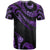 Kosrae Micronesia Custom T Shirt Poly Tattoo Purple Version - Polynesian Pride