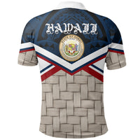 Hawaii Lauhala Coat Of Arms Polo Shirt - Polynesian Pride