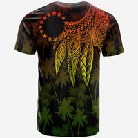 Cook Islands T Shirt Polynesian Wings (Reggae) - Polynesian Pride