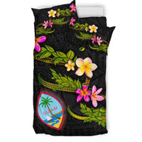 Guam Polynesian Bedding Set - Plumeria Tribal - Polynesian Pride