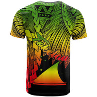 Tokelau Polynesian T Shirt Tribal Wave Tattoo Reggae - Polynesian Pride