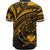 Pohnpei Baseball Shirt - Gold Color Cross Style - Polynesian Pride