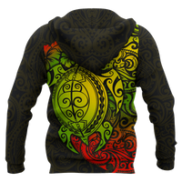 Polynesian Hawaii Hoodie Polynesian Turtle - Polynesian Pride