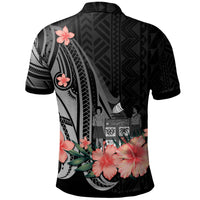 Fiji Custom Polo Shirt Polynesian Hibiscus Pattern Style - Polynesian Pride